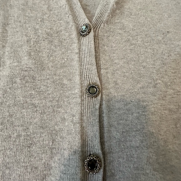 The Kooples Merino Wool Jewel-Button Sweater Vest - Picture 10 of 10